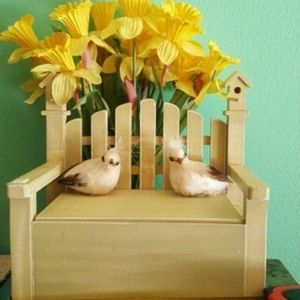 Rustic Vintage Look Doll Size Bench